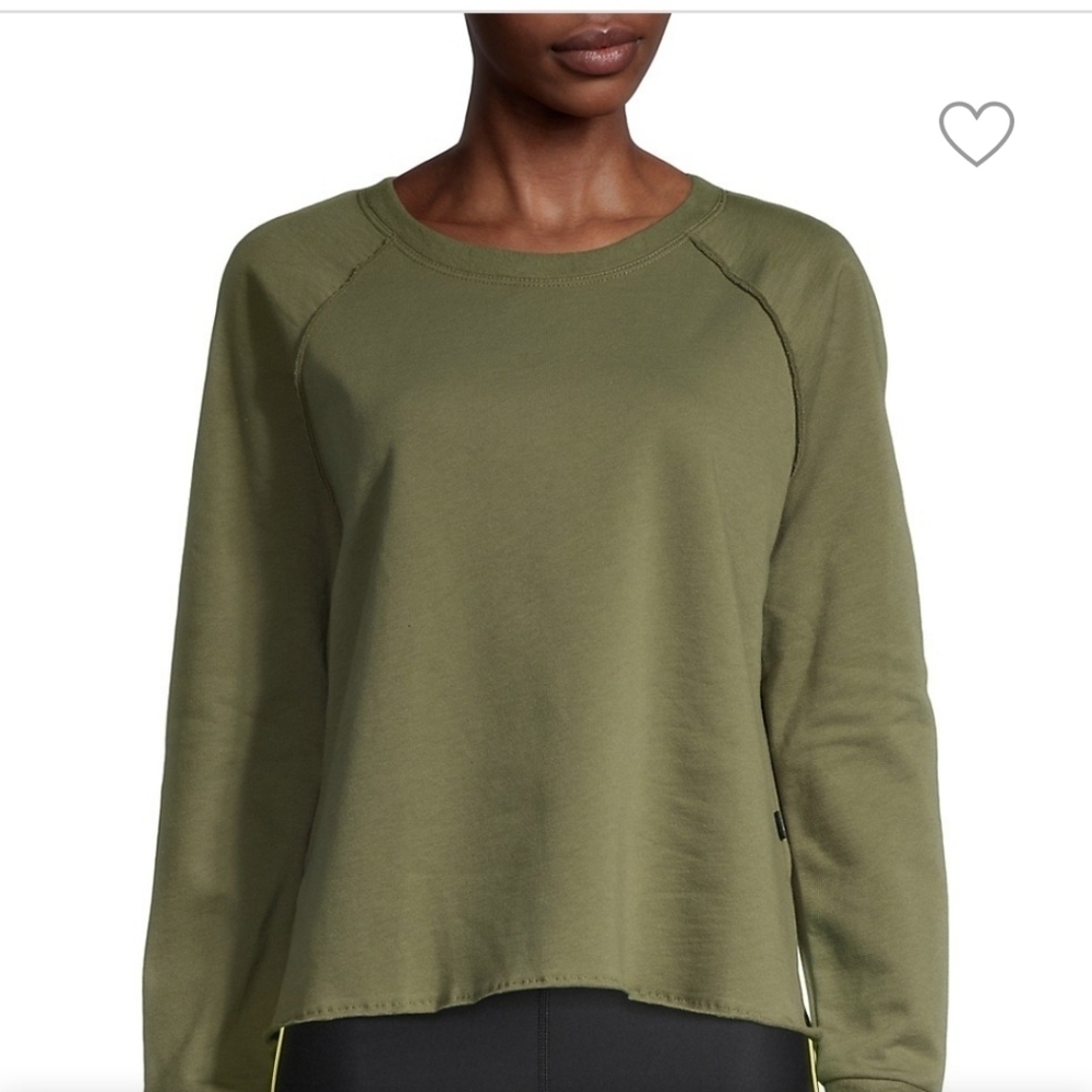 TEREZ olive green Sweatshirt small nwt
